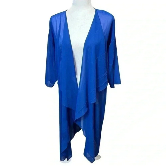 LULAROE Royal Blue Shirley Kimono Size Medium - Picture 1 of 5